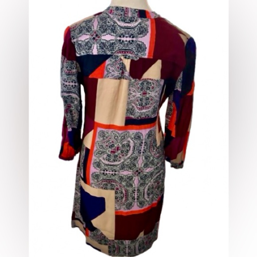 Maeve Anthropologie Patchwork Patterned Dress Sma… - image 6